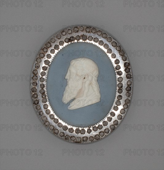 Medallion with Plato, Burslem, Late 18th century. Creator: Wedgwood.