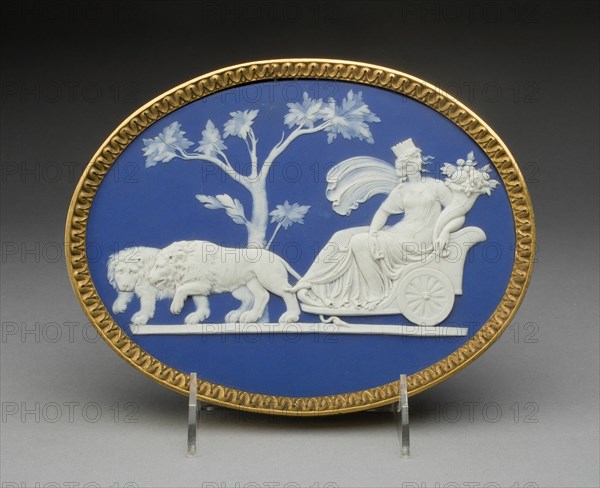 Plaque with Triumph of Cybele, Burslem, 1794. Creator: Wedgwood.