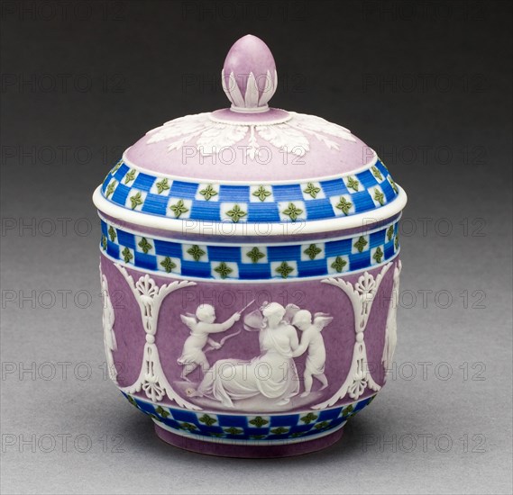 Sugar Bowl, Burslem, c. 1800. Creator: Wedgwood.