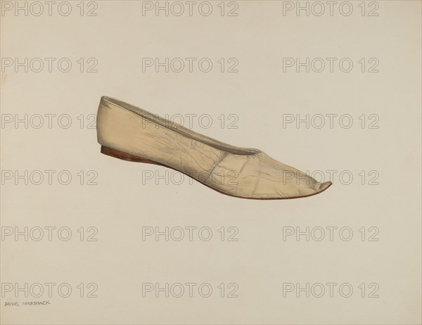 Slipper, 1935/1942. Creator: Daniel Marshack.