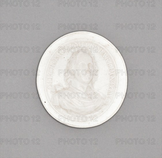 Cameo with Portrait of Oliver Cromwell, Burslem, Late 18th century. Creator: Wedgwood.