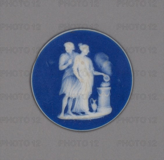 Cameo with Sacrifice, Burslem, Late 18th century. Creator: Wedgwood.