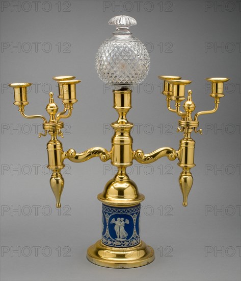 Candelabra, Burslem, 19th century. Creator: Wedgwood.