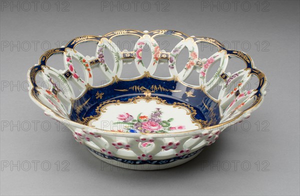 Dessert Basket, Worcester, c. 1770. Creator: Royal Worcester.