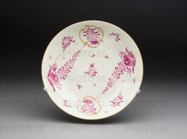 Plate, Worcester, c. 1770. Creator: Royal Worcester.