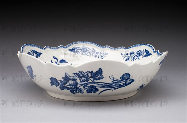 Bowl, Worcester, c. 1760/70. Creator: Royal Worcester.