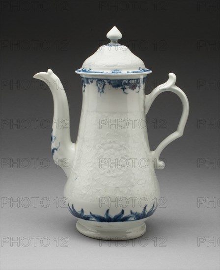 Coffee Pot, Worcester, c. 1755. Creator: Royal Worcester.