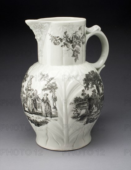 Jug, Worcester, c. 1775. Creator: Royal Worcester.