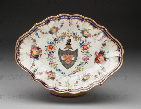 Dessert Dish, Worcester, c. 1790. Creator: Royal Worcester.