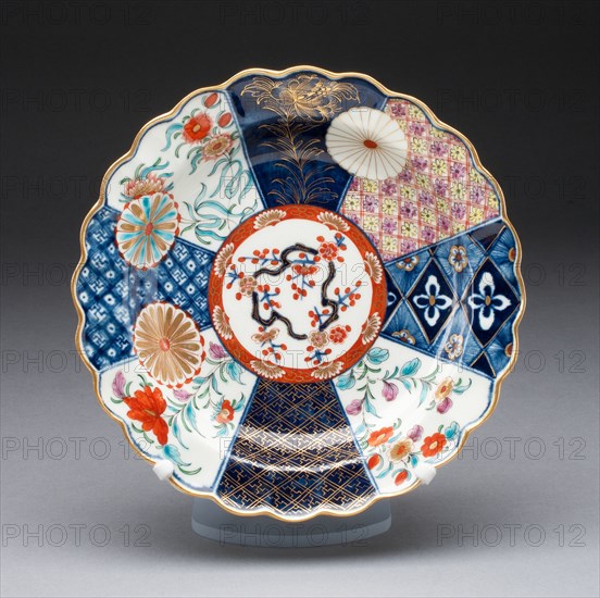 Plate, Worcester, c. 1770. Creator: Royal Worcester.