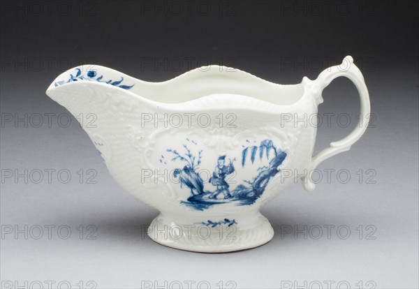 Sauceboat, Worcester, c. 1765. Creator: Royal Worcester.