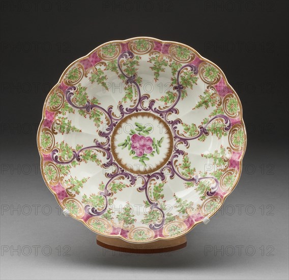 Dish, Worcester, c. 1775. Creator: Royal Worcester.