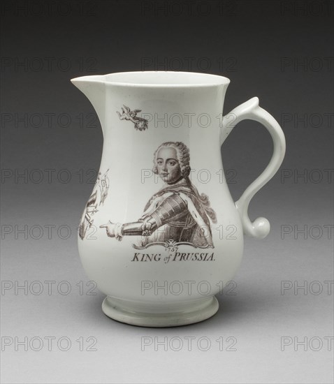 Jug, Worcester, c. 1757-1760. Creator: Royal Worcester.