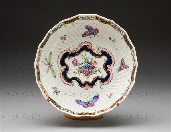 Dish, Worcester, c. 1770. Creator: Royal Worcester.