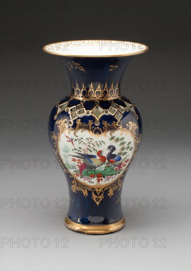 Vase, Worcester, c. 1770. Creator: Royal Worcester.