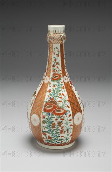 Rosewater Bottle, Worcester, c. 1770. Creator: Royal Worcester.