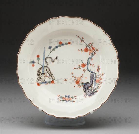 Soup Plate, Worcester, c. 1770. Creator: Royal Worcester.