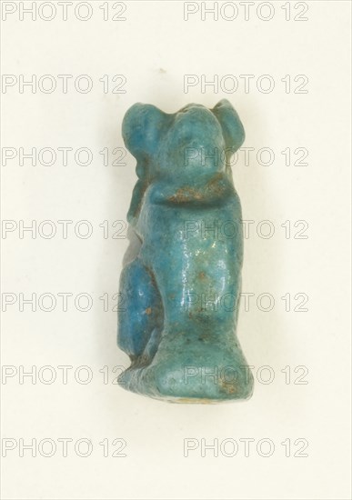 Amulet of a Seated Cat (the Goddess Bastet), Egypt, Third Intermediate-Late Period (?)... Creator: Unknown.