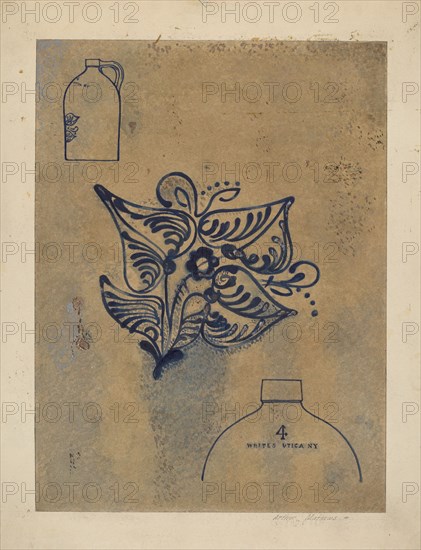 Jug, c. 1937. Creator: Arthur Matthews.