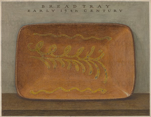 Bread Tray, c. 1936. Creator: John Matulis.