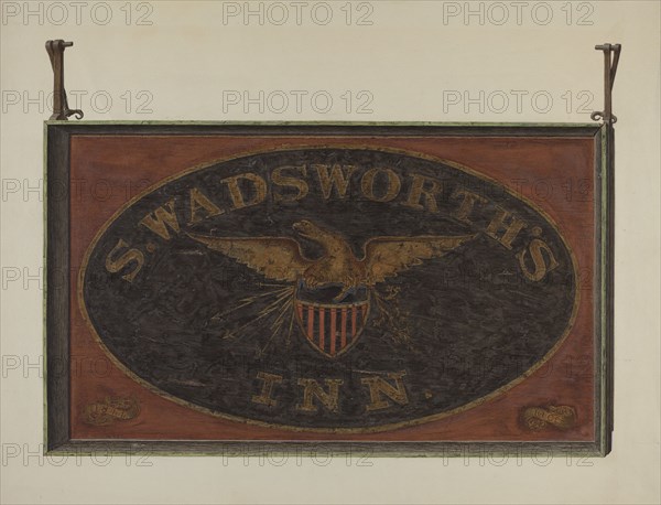 Tavern Sign, c. 1940. Creator: John Matulis.