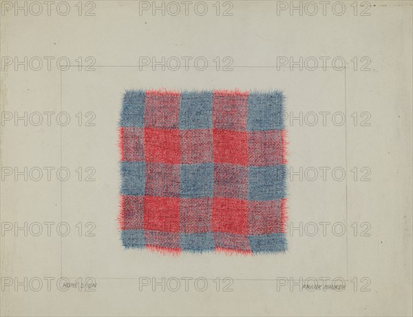 Textile, c. 1937. Creator: Frank Maurer.