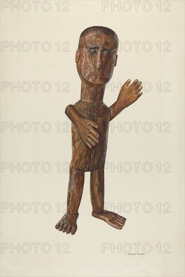 Figure, c. 1938. Creator: Stanley Mazur.