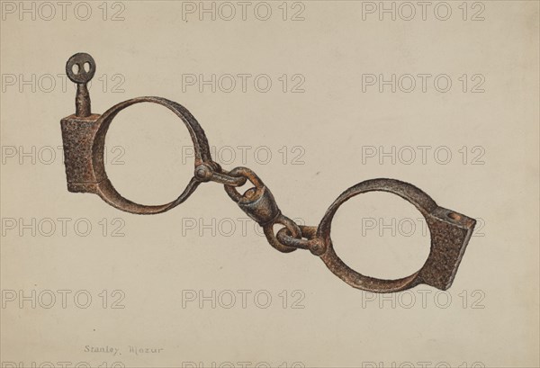 Slave Handcuffs, c. 1938. Creator: Stanley Mazur.