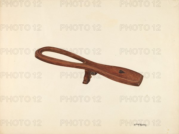 Bootjack, c. 1939. Creator: William McAuley.