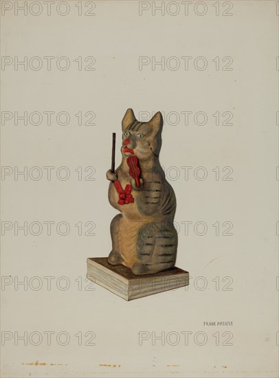 Squeak Toy Kitten, c. 1938. Creator: Frank McEntee.