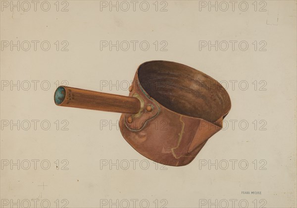 Copper Candy Ladle, c. 1938. Creator: Frank McEntee.