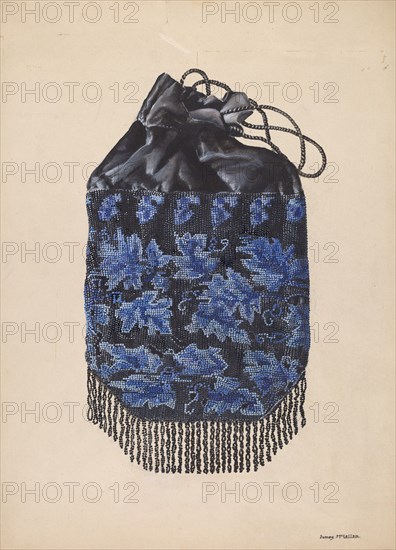 Beaded Bag, c. 1936. Creator: James McLellan.
