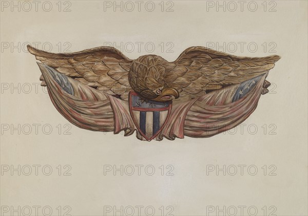 Eagle, 1935/1942. Creator: Flora Merchant.