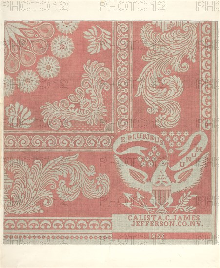 Tyler Coverlet, c. 1941. Creator: Merkley, Arthur G..