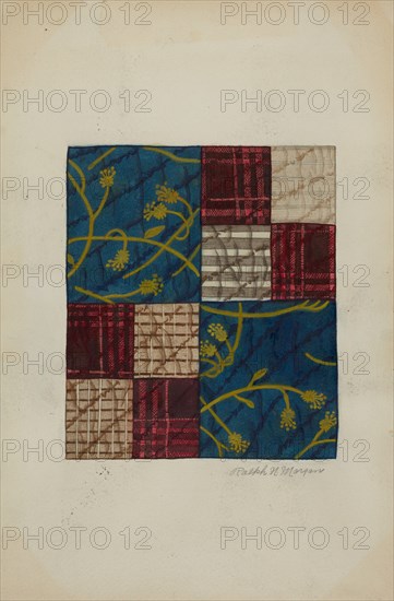 Quilt, 1935/1942. Creator: Ralph N. Morgan.