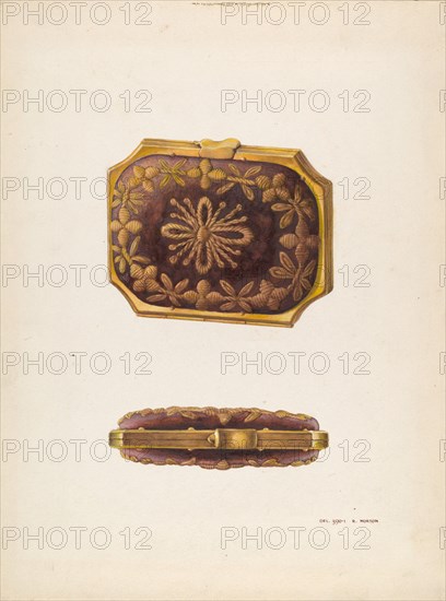 Gold Purse, c. 1938. Creator: Ralph Morton.