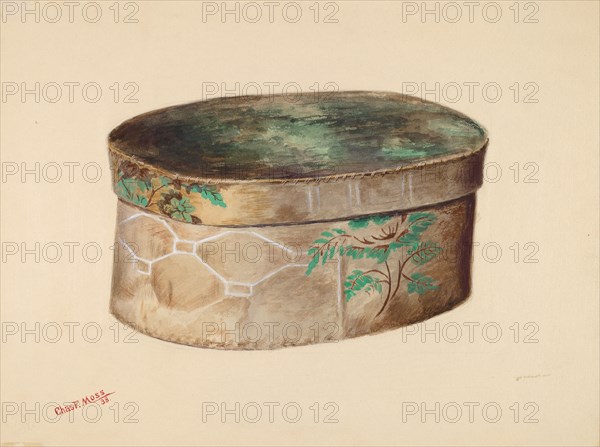 Small Hat Box, 1938. Creator: Charles Moss.