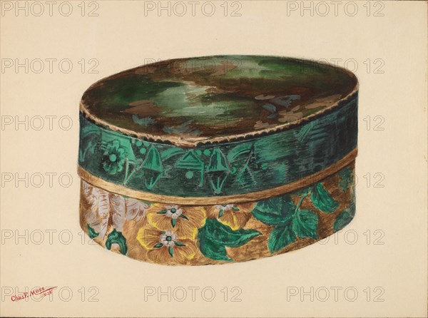 Hat Box, 1938. Creator: Charles Moss.