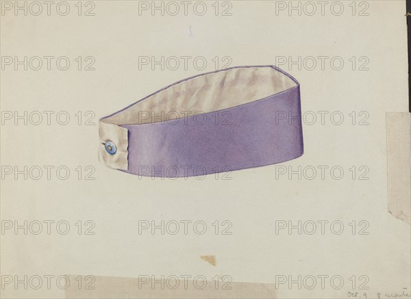 Shaker Man's Collar, c. 1936. Creator: Elizabeth Moutal.