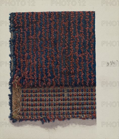 Woven Covering for Chair Seat, 1935/1942. Creator: Elizabeth Moutal.