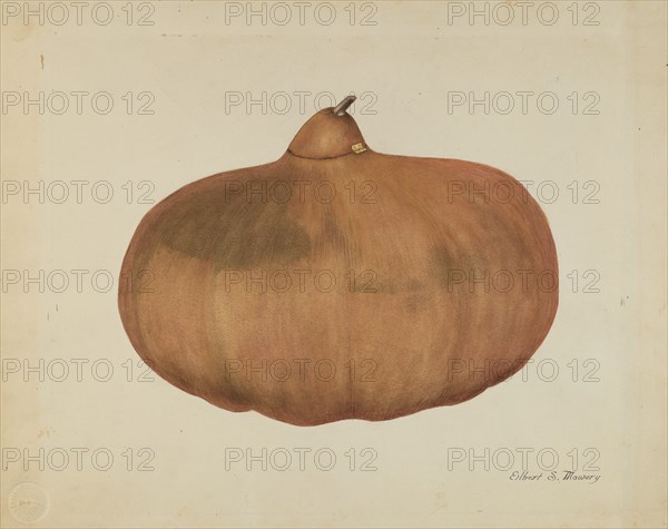 Pioneer Salt Gourd, 1935/1942. Creator: Elbert S. Mowery.