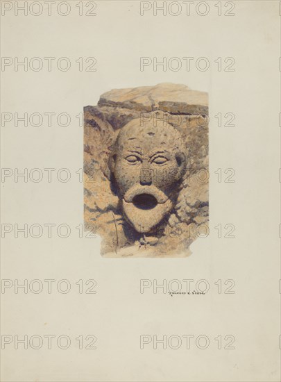 Water Spout, 1939. Creator: Raymond E. Noble.