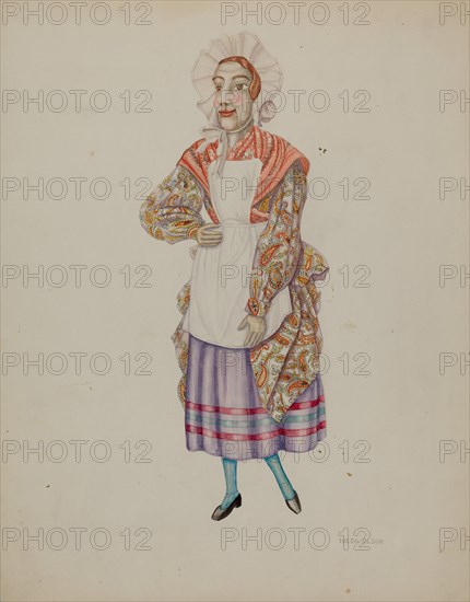 Marionette - "Biddy", c. 1939. Creator: Hilda Olson.