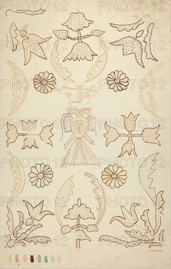 Wall Decoration, 1935/1942. Creator: Marjery Parish.