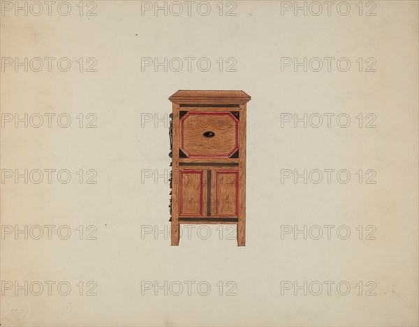 Side View of Hartford Chest, c. 1936. Creator: Martin Partyka.