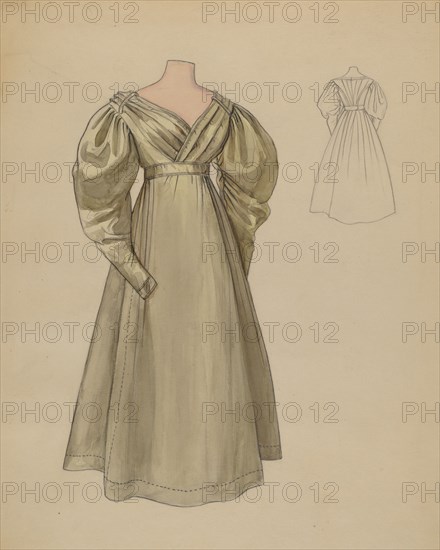 Dress, c. 1936. Creator: Jean Peszel.