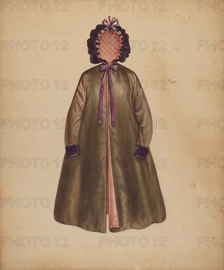 Lady's Pelisse, c. 1937. Creator: Jean Peszel.