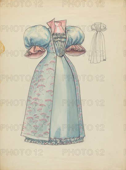 Reception Gown, c. 1940. Creator: Jean Peszel.