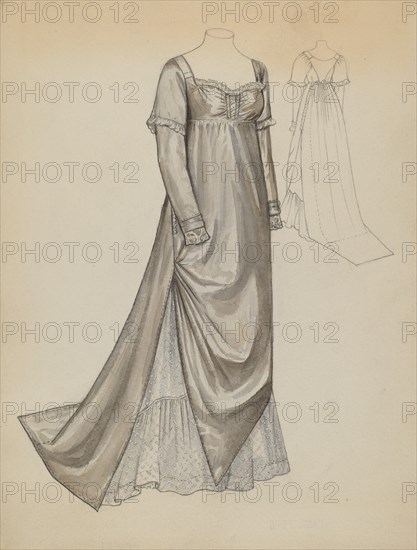 Quaker Dress, c. 1936. Creator: Jean Peszel.