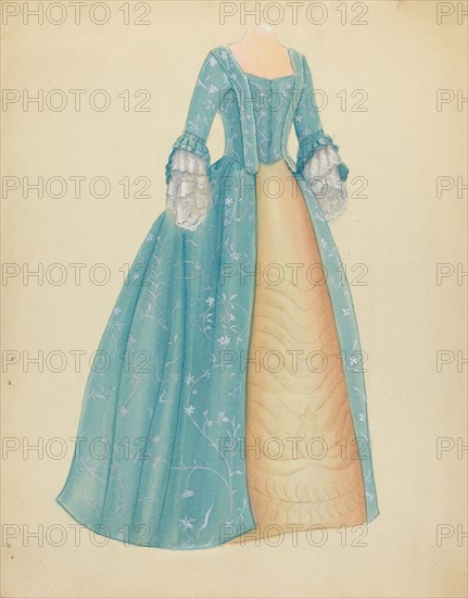 Dress, c. 1936. Creator: Jean Peszel.